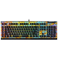 Clavier de jeu rétroéclairé pleine grandeur à commutateurs mécaniques verts BlackWidow V4X Pokémon de Razer