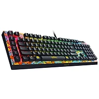 Clavier de jeu rétroéclairé pleine grandeur à commutateurs mécaniques verts BlackWidow V4X Pokémon de Razer