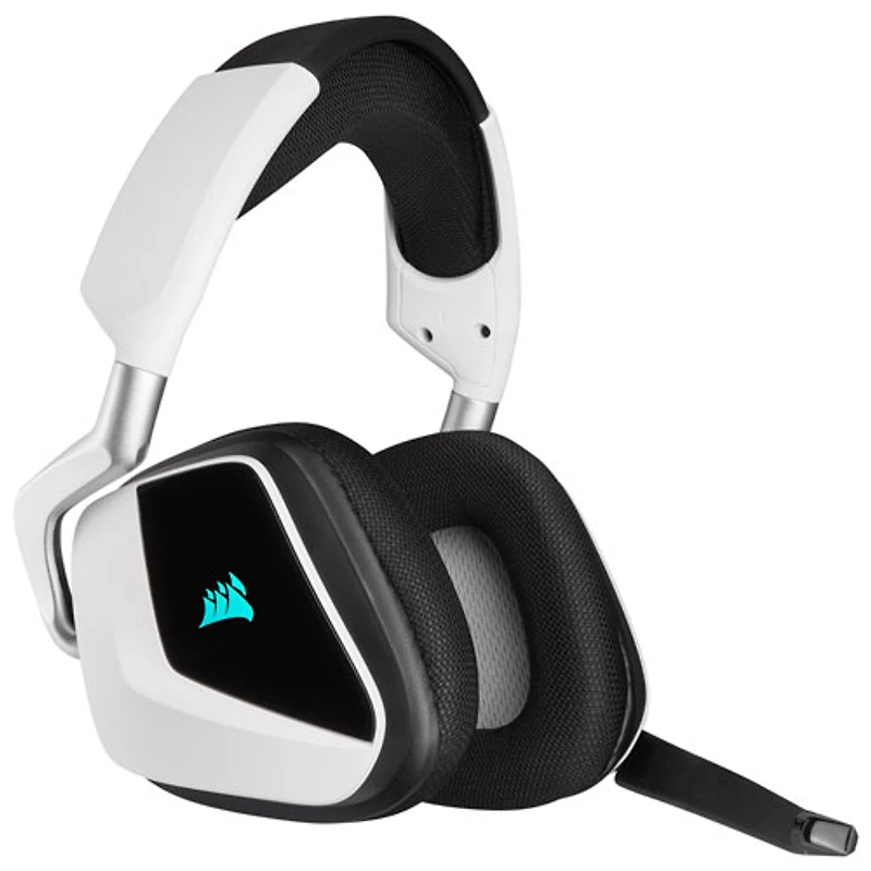 Casque de jeu sans fil Void RGB Elite de Corsair pour PS4/PC - Blanc
