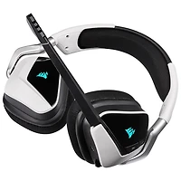 Casque de jeu sans fil Void RGB Elite de Corsair pour PS4/PC - Blanc
