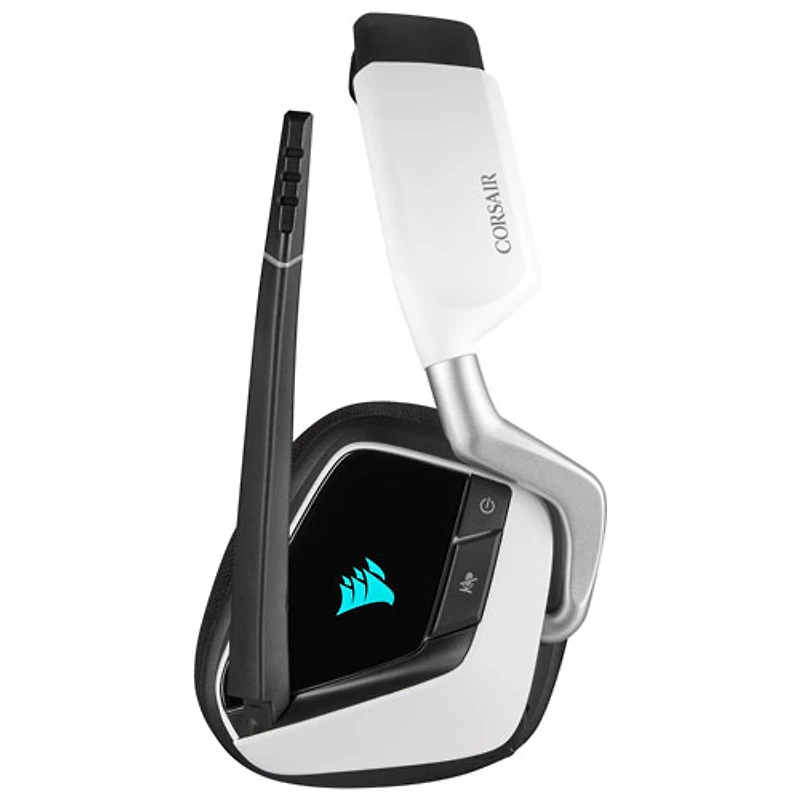 Casque de jeu sans fil Void RGB Elite de Corsair pour PS4/PC - Blanc