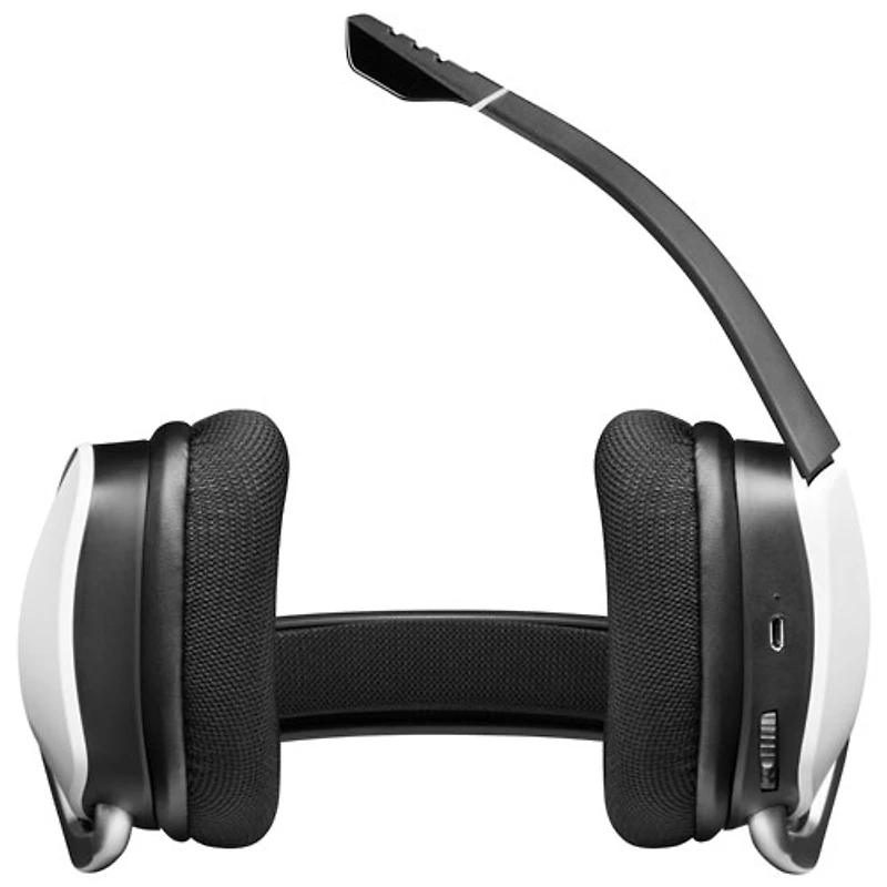 Casque de jeu sans fil Void RGB Elite de Corsair pour PS4/PC - Blanc