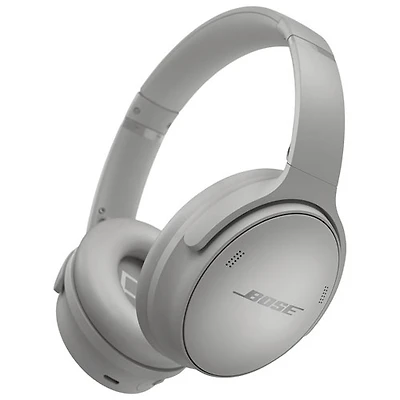 Casque d'écoute Bluetooth à suppression du bruit QuietComfort de Bose - Gris clair de lune