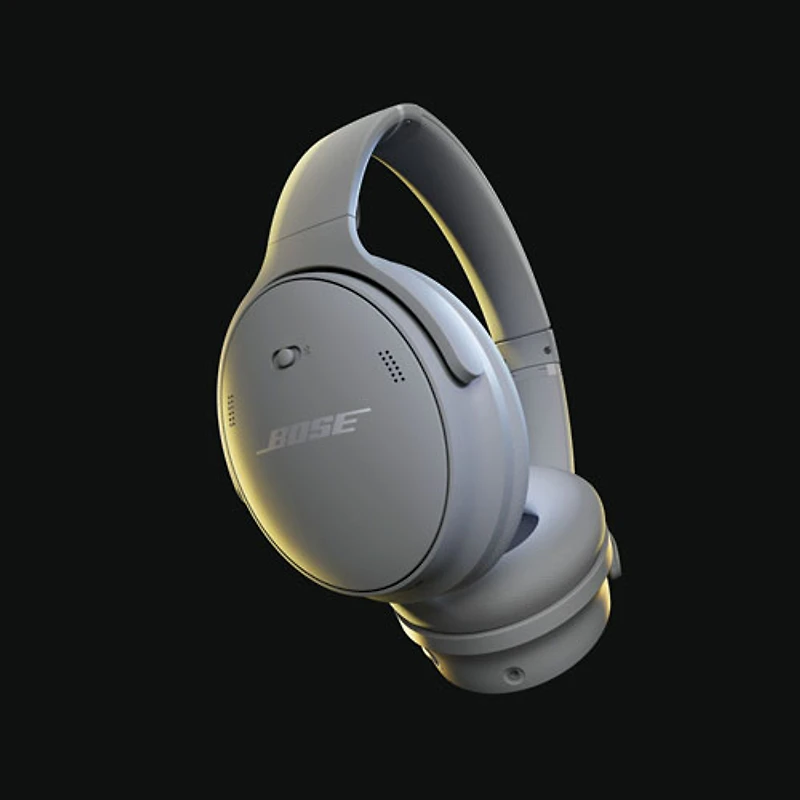 Casque d'écoute Bluetooth à suppression du bruit QuietComfort de Bose - Gris clair de lune