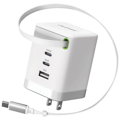 Retrak 100W USB-C/USB-A Laptop Charger (ETRNBC100)