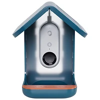 Mangeoire à oiseaux intelligente à énergie solaire Pro de Bird Buddy - Bleu - Partenaire de détail exclusif