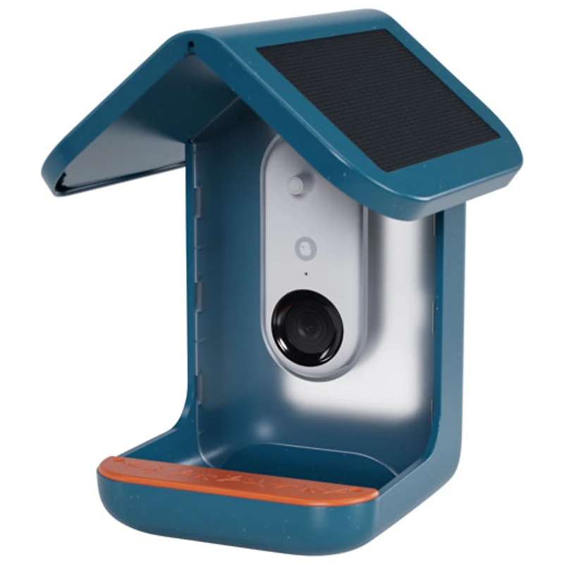 Mangeoire à oiseaux intelligente à énergie solaire Pro de Bird Buddy - Bleu - Partenaire de détail exclusif