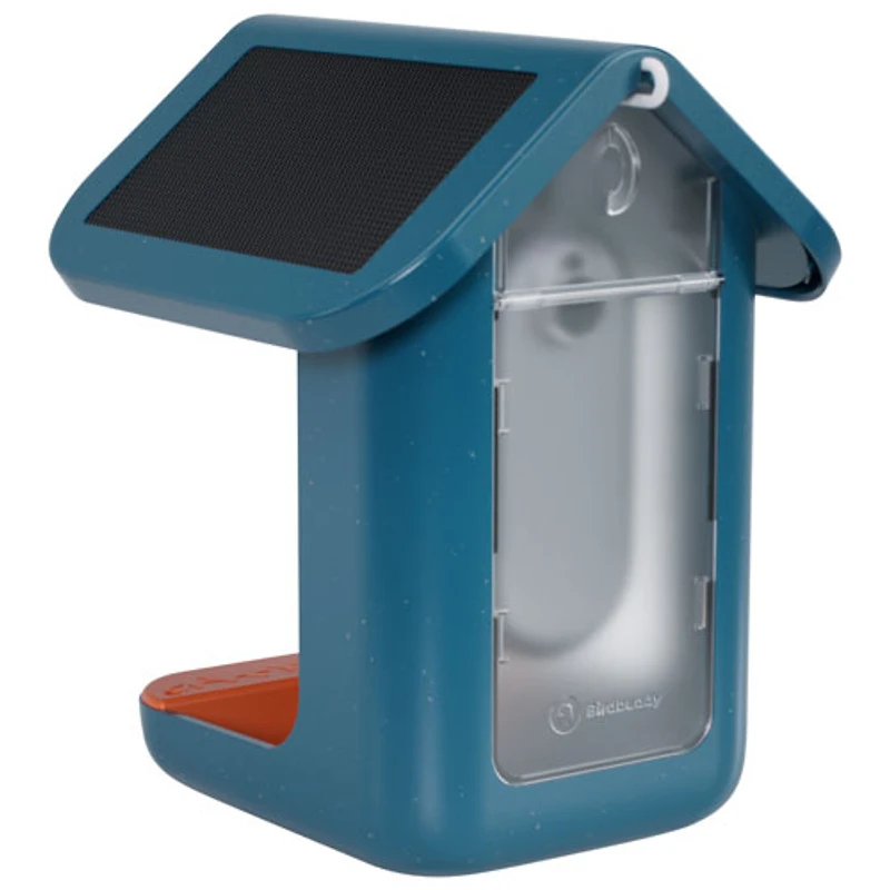 Mangeoire à oiseaux intelligente à énergie solaire Pro de Bird Buddy - Bleu - Partenaire de détail exclusif