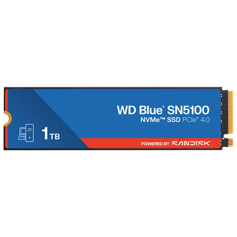 WD Blue SN5100 1TB NVMe PCI-e Internal Solid State Drive (WDBS4F0010BNC-WRSN)