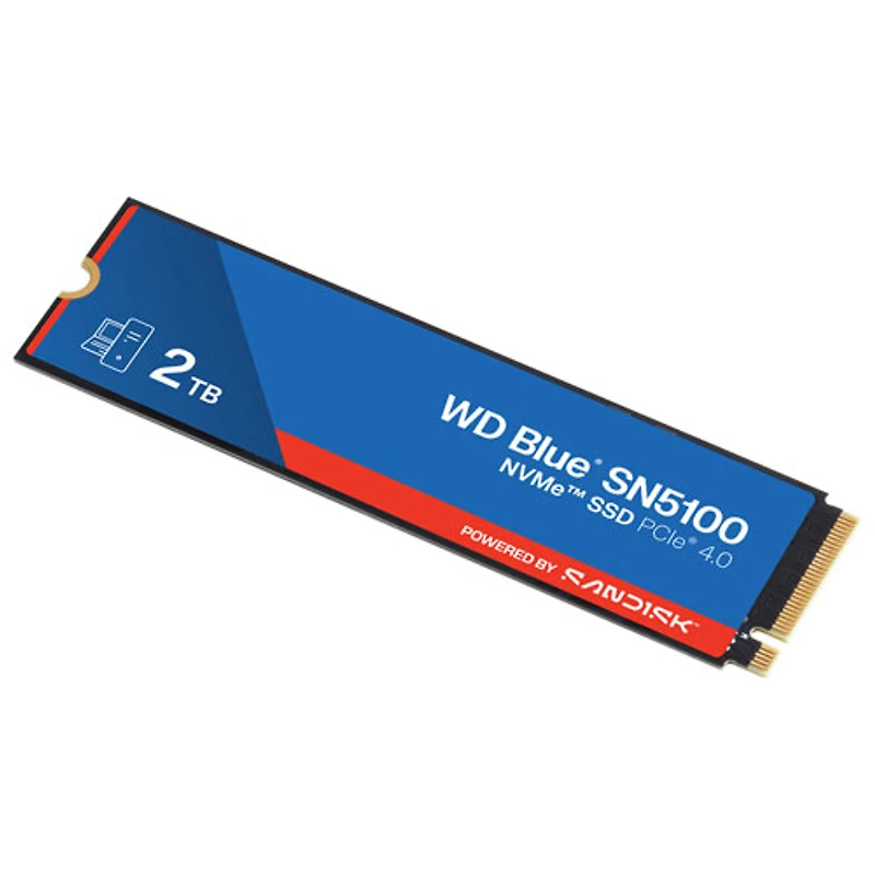 Disque SSD interne NVMe PCI-e de 2 To SN5100 WD Blue (WDBS4F0020BNC-WRSN)