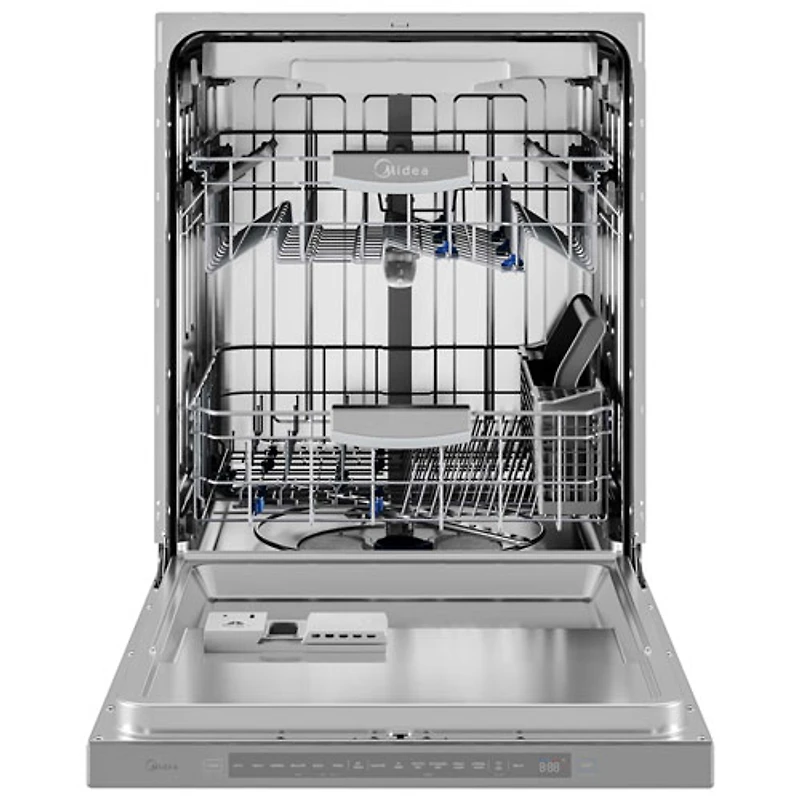 Midea 25" 45dB Built-In Dishwasher with Third Rack (MDT24P4AST) - Stainess Steel