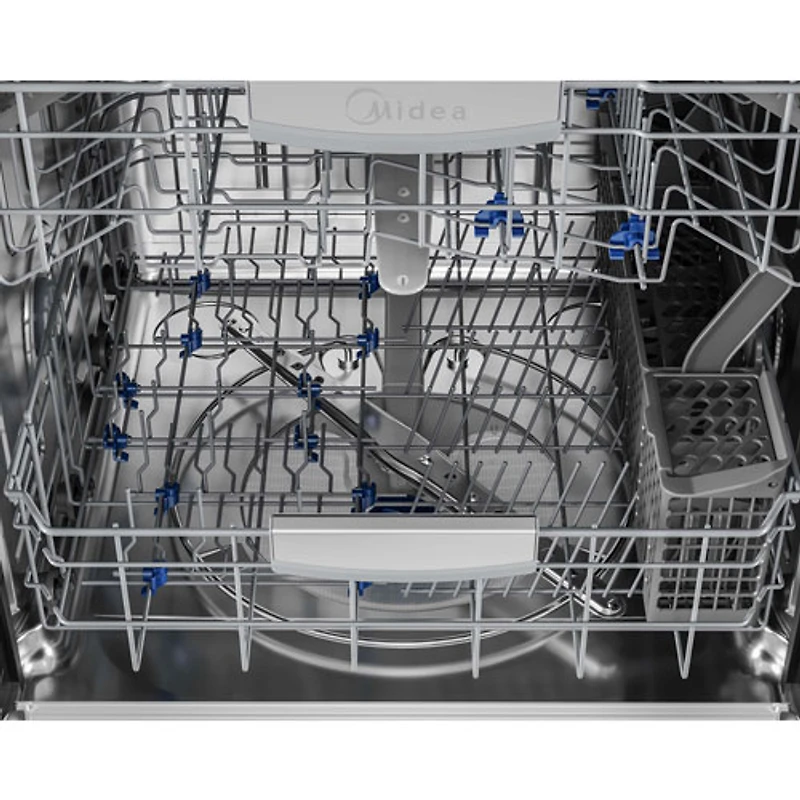 Midea 25" 45dB Built-In Dishwasher with Third Rack (MDT24P4AST) - Stainess Steel