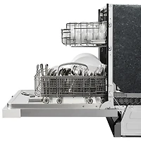 Lave-vaisselle encastrable 24 po 52 dB de Midea (MDF24P2BWW) - Blanc