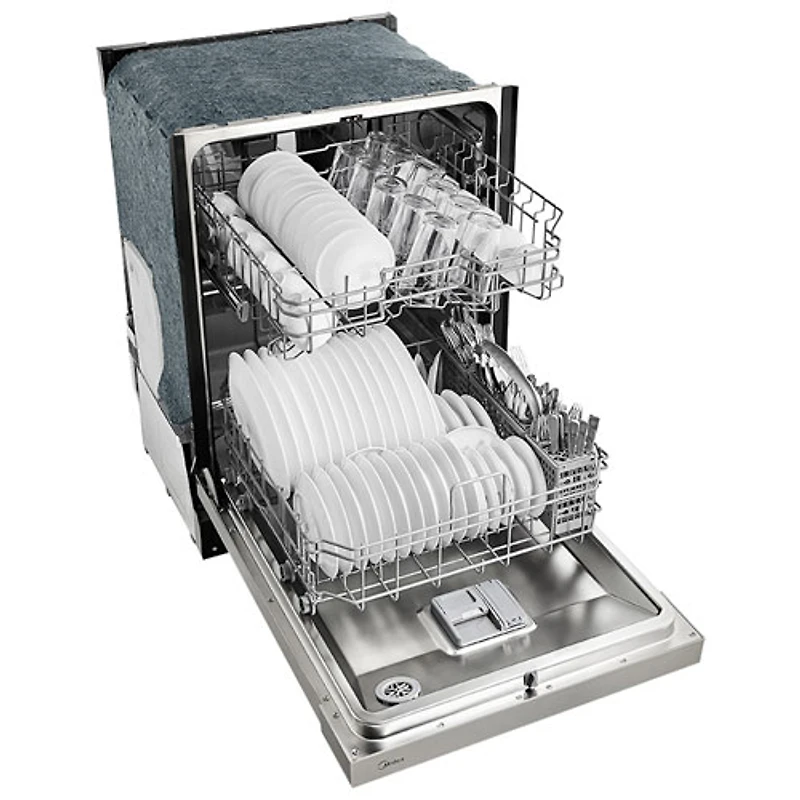 Midea 24" 52dB Built-In Dishwasher (MDF24P2BST) - Stainless Steel