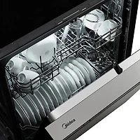Midea 24" 52dB Built-In Dishwasher (MDF24P2BST) - Stainless Steel