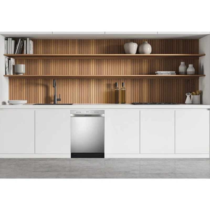 Lave-vaisselle encastrable 24 po 52 dB de Midea (MDF24P2BST) - Acier inoxydable