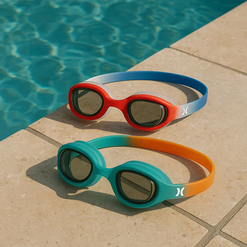 Hurley Youth Solari Goggles - 2 Pack - Orange/Blue