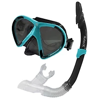 Ensemble masque et tuba pour adultes de Hurley - Bleu