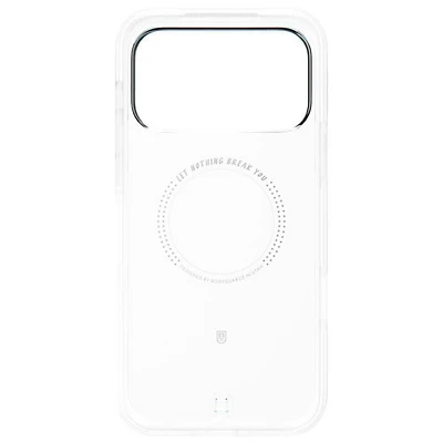 BodyGuardz Ace Pro Fitted Soft Shell Case with MagSafe for iPhone 17 Pro - Clear/White