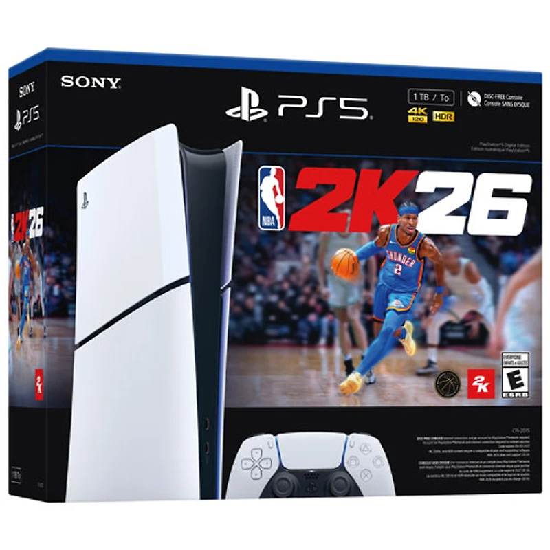 PlayStation 5 NBA 2K26 Digital Edition Bundle