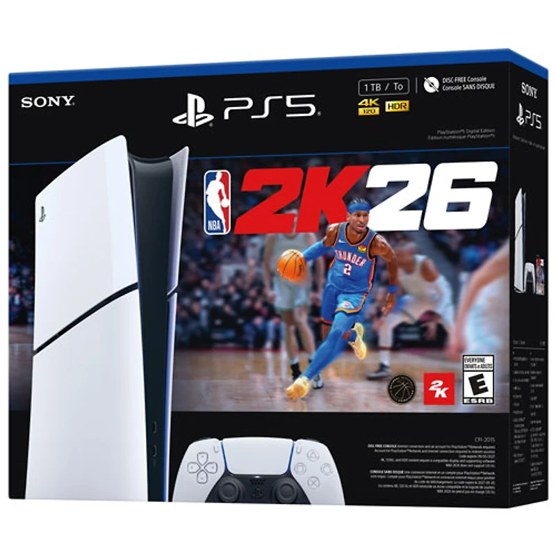 PlayStation 5 NBA 2K26 Digital Edition Bundle