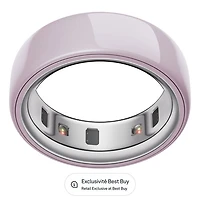 Oura Ring 4 Ceramic Sleep & Fitness Smart Ring - Petal - Size
