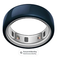 Oura Ring 4 Ceramic Sleep & Fitness Smart Ring - Midnight - Size