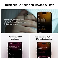 Ultrahuman Ring AIR Smart Ring with Health, Sleep & Fitness - 6 Battery - Rose Gold - Size 12