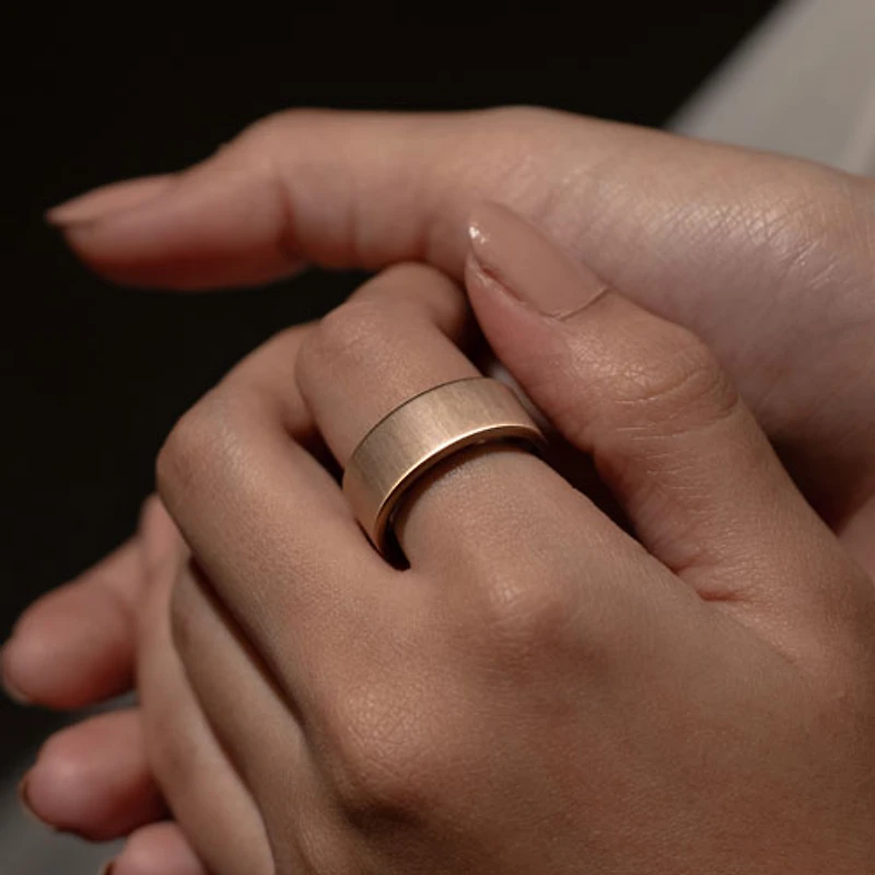 Ultrahuman Ring AIR Smart Ring with Health, Sleep & Fitness - 6 Battery - Rose Gold - Size 12