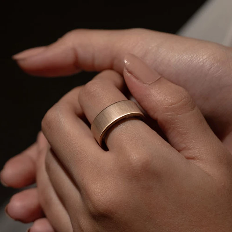 Ultrahuman Ring AIR Smart Ring with Health, Sleep & Fitness - 6 Battery - Rose Gold - Size 12