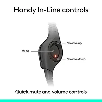 Casque d'écoute avec fil à suppression du bruit H390 de Logitech - Noir minuit