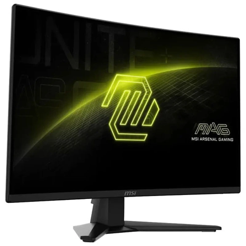 Moniteur de jeu incurvé DEL 180 Hz 0,05 ms WQHD de 27 po de MSI (MAG 274CQFB E18) - Noir métallique