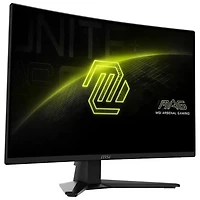 Moniteur de jeu incurvé DEL 180 Hz 0,05 ms WQHD de 27 po de MSI (MAG 274CQFB E18) - Noir métallique