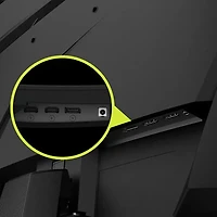 Moniteur de jeu incurvé DEL 180 Hz 0,05 ms WQHD de 32 po de MSI (MAG 321CQF E18) - Noir métallique