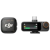 DJI Mic 3 Mini Wireless Microphone (1 TX + 1 RX) - Black
