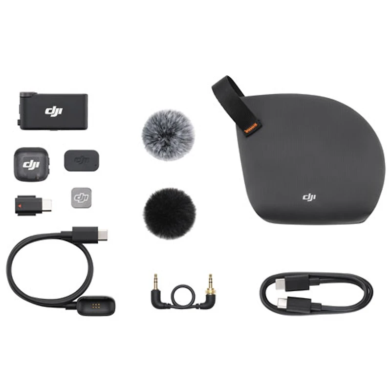 DJI Mic 3 Mini Wireless Microphone (1 TX + 1 RX) - Black