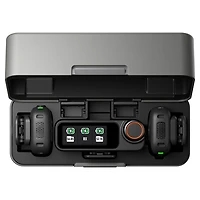 DJI Mic 3 Mini Wireless Microphone (2 TX + 1 RX + Charging Case) - Black