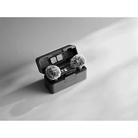 DJI Mic 3 Mini Wireless Microphone (2 TX + 1 RX + Charging Case) - Black
