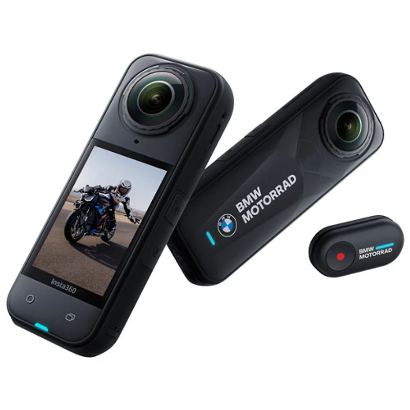 Caméra sport étanche 8K 360° X5 édition BMW Motorrad d'Insta360 - Anglais