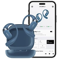 Shokz OpenFit 2+ Open-Ear True Wireless Headphones - Stone Blue