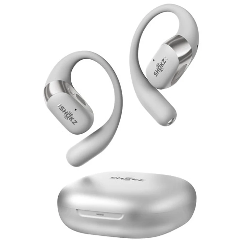 Écouteurs ouverts 100 % sans fil OpenFit 2+ de Shokz - Gris