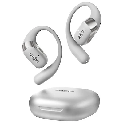 Écouteurs ouverts 100 % sans fil OpenFit 2+ de Shokz - Gris