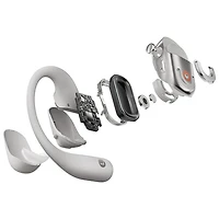 Écouteurs ouverts 100 % sans fil OpenFit 2+ de Shokz - Gris