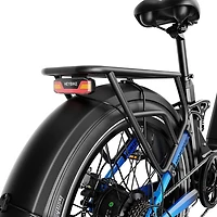 Heybike Horizon Foldable Fat-Tire Electric Cruiser Bike (750W Motor / 88.5 km Range / 45 km/h Top Speed) - Black/Blue