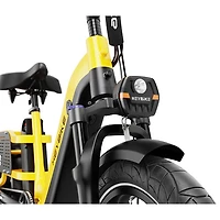 Heybike Hauler Fat-Tire Electric Cargo Bike with Dual Battery (750W Motor / 140 km Range / 45 km/h Top Speed) - Yellow