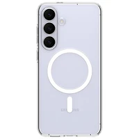 Étui rigide ajusté Crystal Flex MagFit de Spigen pour Galaxy S25 FE - Blanc transparent
