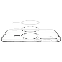 Étui rigide ajusté Crystal Flex MagFit de Spigen pour Galaxy S25 FE - Blanc transparent
