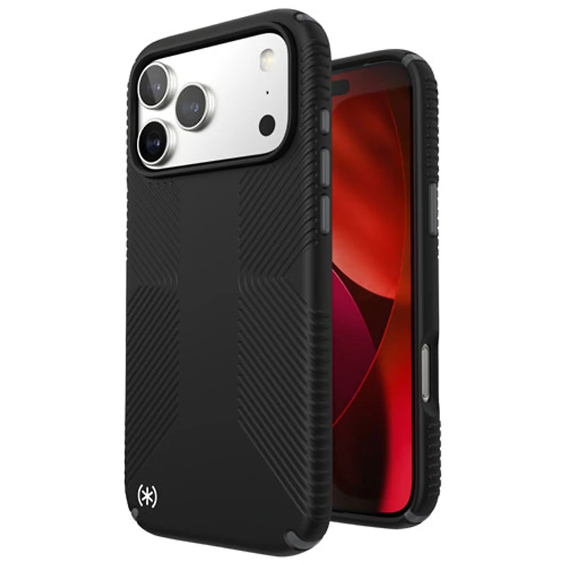 Speck Presidio2 Grip Fitted Hard Shell Case with MagSafe for iPhone 17 Pro Max - Black