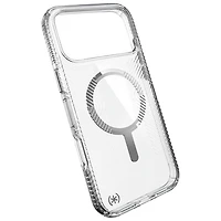 Speck Presidio Perfect-Clear Grip Fitted Hard Shell Case with MagSafe for iPhone 17 Pro Max - Clear/Silver