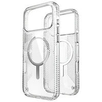 Speck Presidio Perfect-Clear Grip Fitted Hard Shell Case with MagSafe for iPhone 17 Pro Max - Clear/Silver
